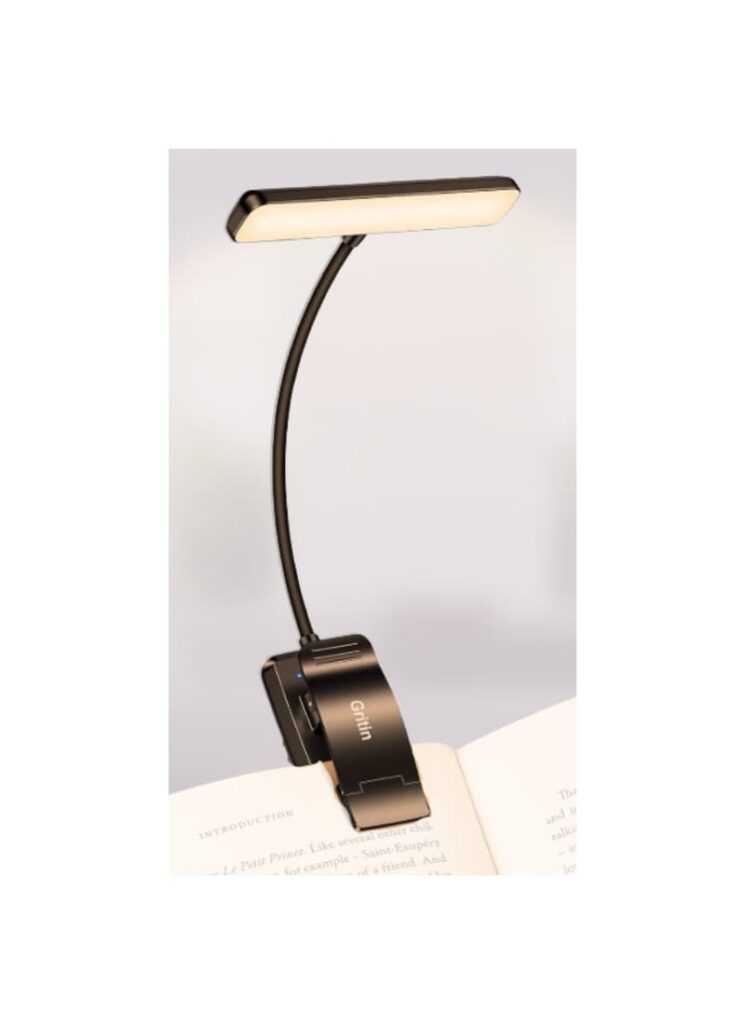 Clip-Leselampe Buch