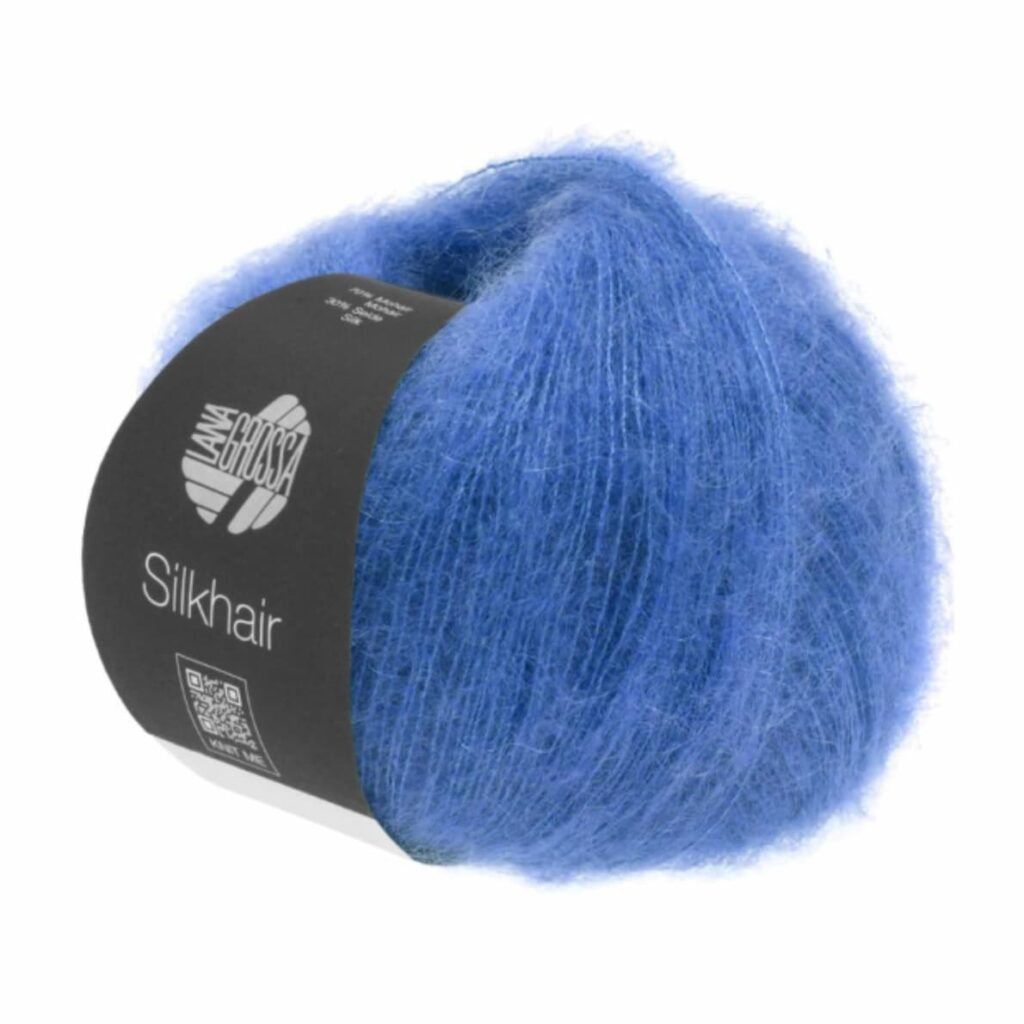 Mohair-Silk-blau